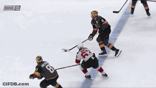 Hockey Goalie Before MGM Rewards Banner GIF