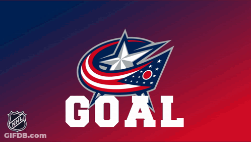 Hockey Logo With White Goal Letters GIF