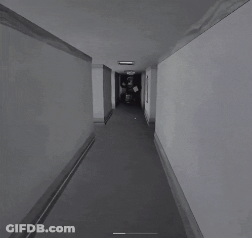 Hockey Mask Man Saying Gunna Getcha GIF