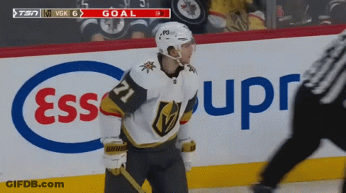 Hockey Player 21 With Ess Upr Sign GIF