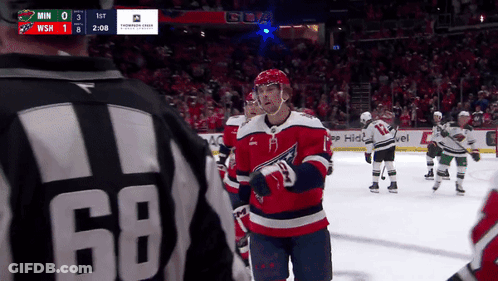 Hockey Player 68 Talking To Referee GIF