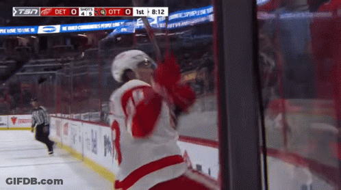 Hockey Player Alexis Lafreniere On Ice GIF