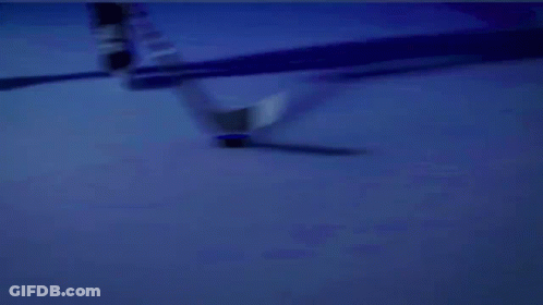 Hockey Player Andrew Skating On Ice GIF