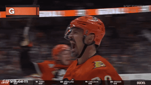 Hockey Player Celebrates Goal Goa GIF