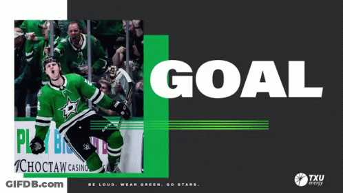Hockey Player Celebrating Goal GIF