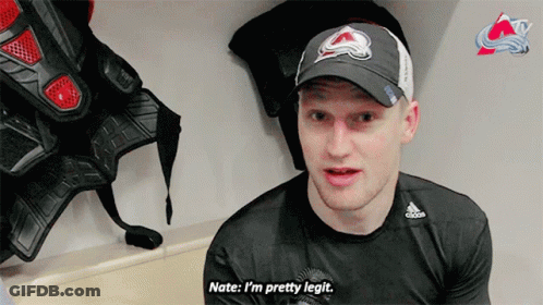 Hockey Player Celebrating Goal GIF