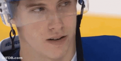 Hockey Player Close Up GIF