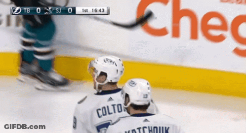 Hockey Player Colto Standing On Ice GIF