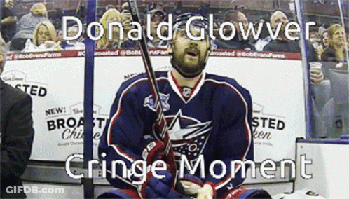 Hockey Player Donald Glovever GIF