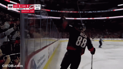 Hockey Player Drinking From Gatorade Bottle GIF