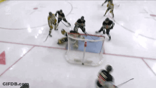 Hockey Player In 84 Jersey On Ice GIF