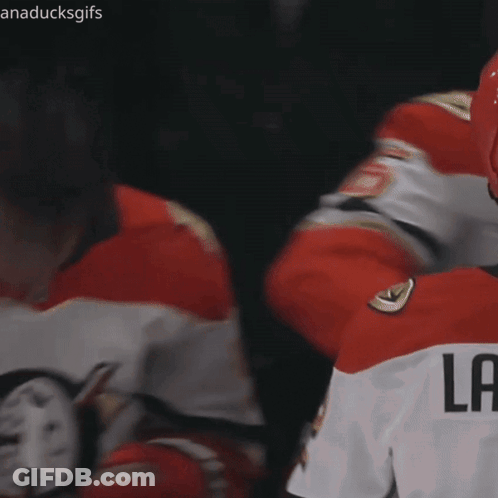 Hockey Player In Bauer Helmet Surprised GIF