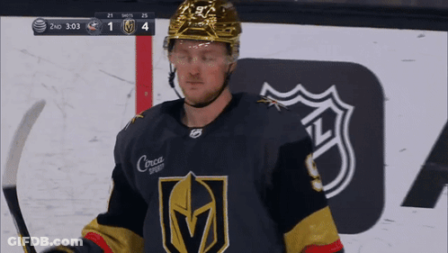 Hockey Player In Coca Cola Jersey GIF