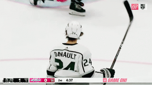 Hockey Player In Danault Jersey GIF