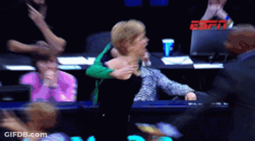 Hockey Player In Green Uniform Number 21 GIF