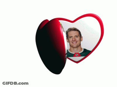 Hockey Player In Heart Frame With TNA GIF