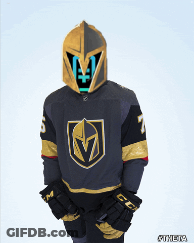 Hockey Player In Helmet And Jersey Number 7 GIF
