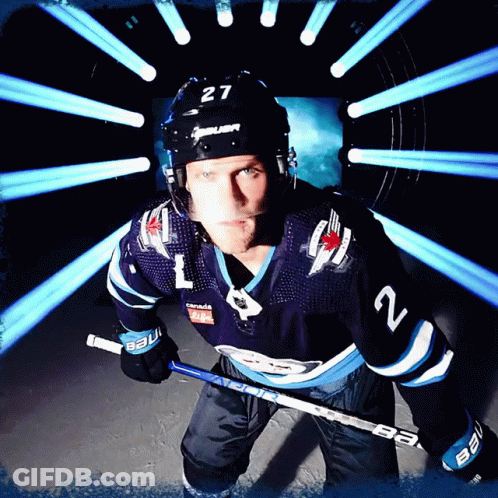 Hockey Player In Jersey 27 GIF