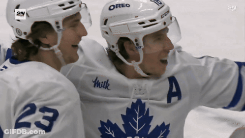 Hockey Player In Jersey Number 23 GIF