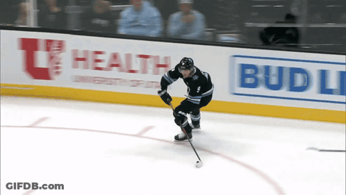 Hockey Player In Jersey Number 40 GIF