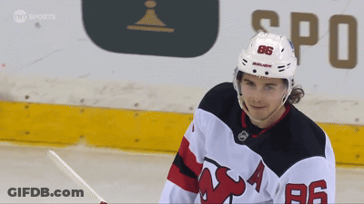 Hockey Player In Jersey Number 86 GIF