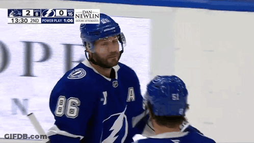 Hockey Player In Jersey Number 86 GIF