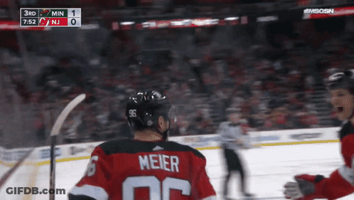 Hockey Player In Jersey Number 96 GIF