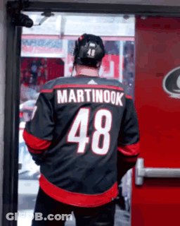 Hockey Player In Martinook 48 Jersey GIF