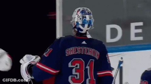 Hockey Player In Number 31 Jersey GIF