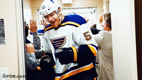 Hockey Player In Number 5 Jersey GIF