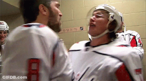 Hockey Player Jersey Number 8 GIF