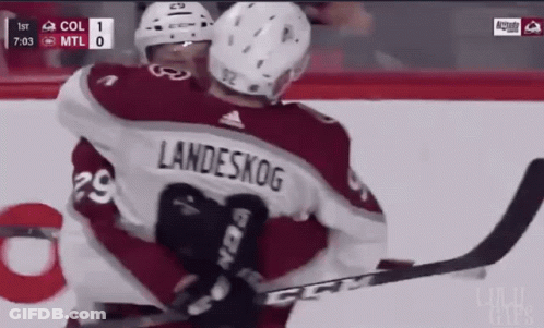 Hockey Player Landeskog GIF