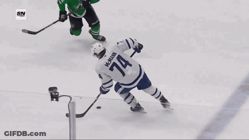Hockey Player Lying On Ice Saying Yes Willow GIF