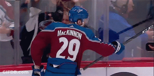 Hockey Player Mackinnon GIF