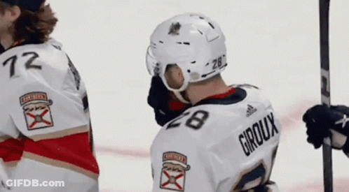 Hockey Player Named Grouix GIF