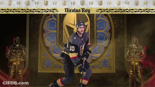Hockey Player Nicolas Roy GIF