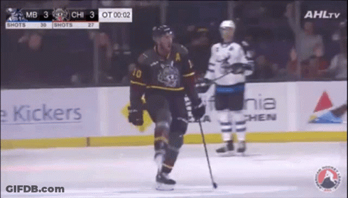 Hockey Player Number 10 GIF