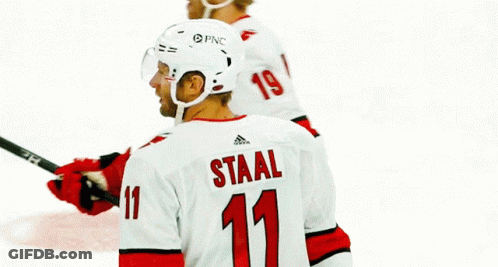 Hockey Player Number 11 Jersey GIF