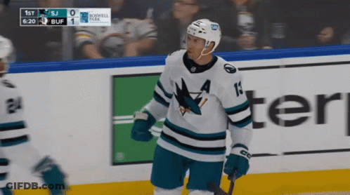 Hockey Player Number 13 GIF