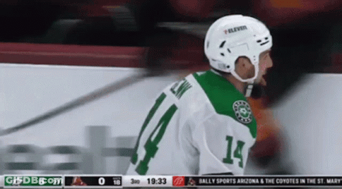 Hockey Player Number 14 On Ice GIF