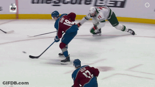 Hockey Player Number 17 On Ice GIF
