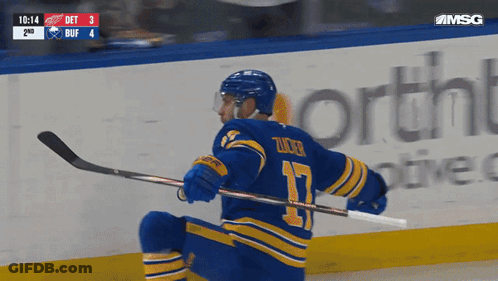 Hockey Player Number 17 GIF