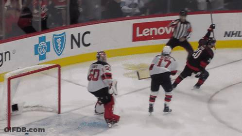 Hockey Player Number 17 GIF