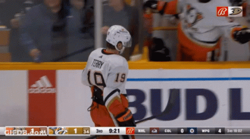 Hockey Player Number 19 GIF