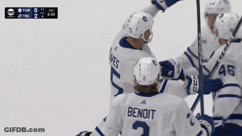 Hockey Player Number 2 GIF
