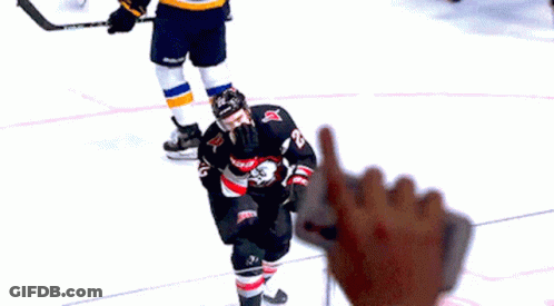 Hockey Player Number 2 On Ice GIF