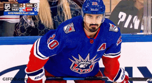 Hockey Player Number 20 On Ice GIF