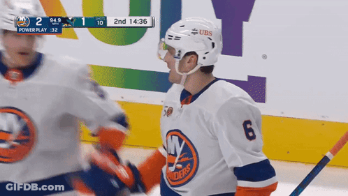 Hockey Player Number 21 GIF