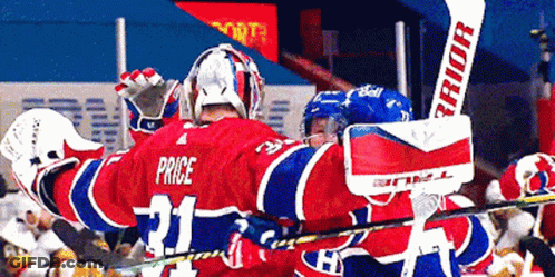 Hockey Player Number 21 GIF