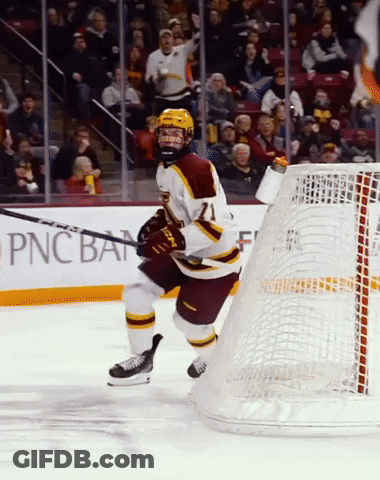 Hockey Player Number 21 On Ice GIF